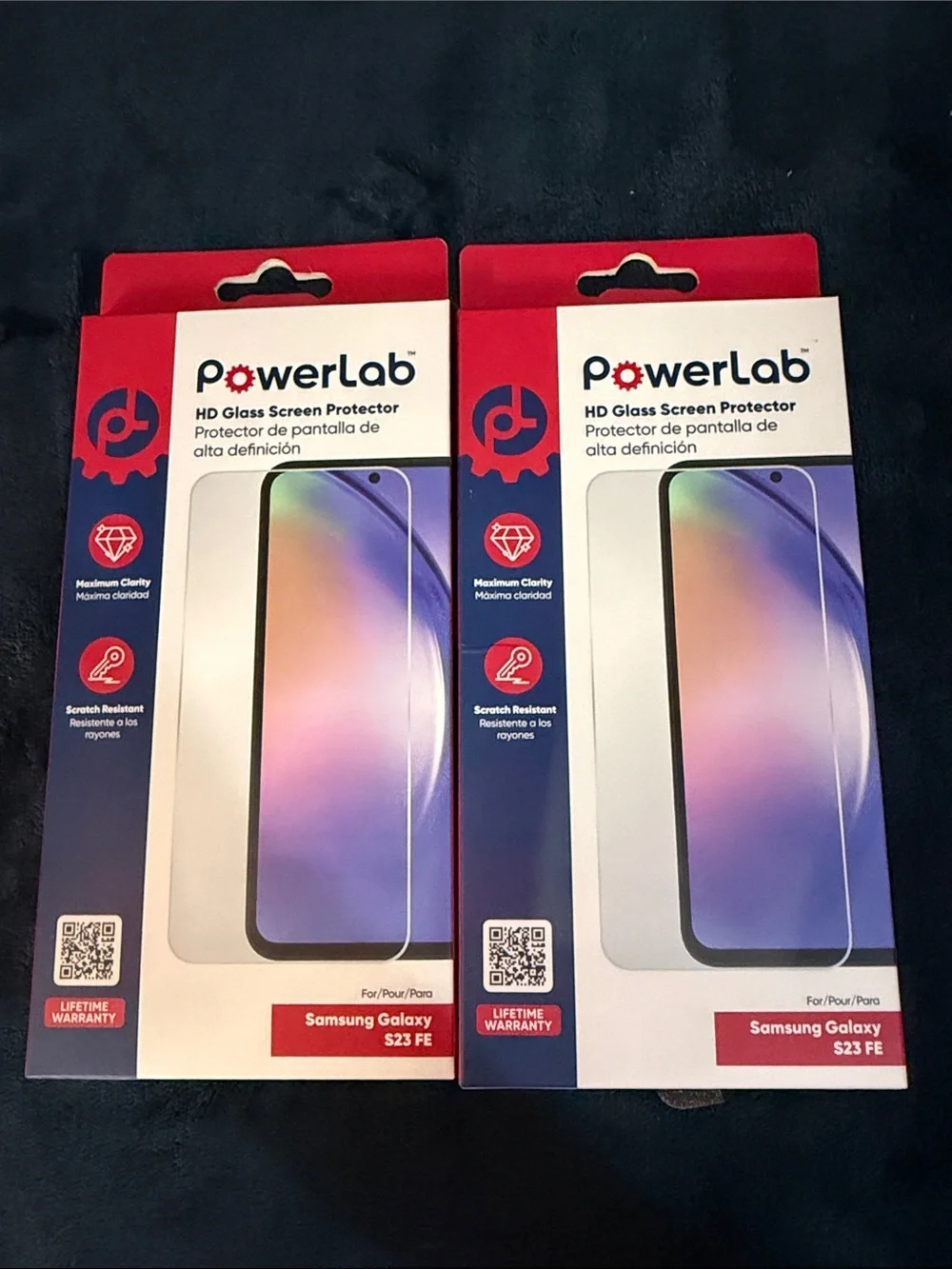 HD Glass Screen Protector for Samsung Galaxy S23 FE - 2 Pack